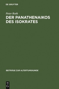 Cover Der Panathenaikos des Isokrates