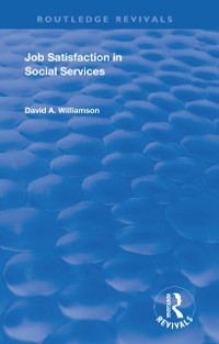 Cover Job Satisfaction in Social Services
