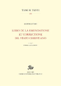 Cover Libro de la emendatione et correctione dil stato christiano
