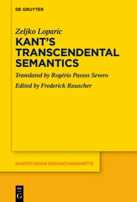 Cover Kant's Transcendental Semantics