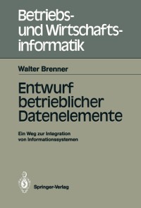 Cover Entwurf betrieblicher Datenelemente