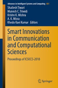 Cover Smart Innovations in Communication and Computational Sciences