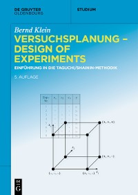 Cover Versuchsplanung – Design of Experiments