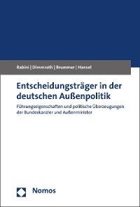 Cover Entscheidungsträger in der deutschen Außenpolitik