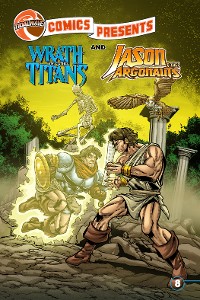Cover TidalWave Comics Presents #8: Wrath of the Titans and Jason & the Argonauts