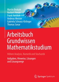 Cover Arbeitsbuch Grundwissen Mathematikstudium - Höhere Analysis, Numerik und Stochastik