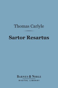 Cover Sartor Resartus (Barnes & Noble Digital Library)