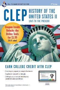 Cover CLEP History of the U.S. II Book + Online