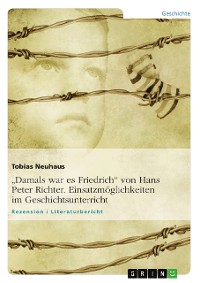 Cover "Damals war es Friedrich" von Hans Peter Richter. Einsatzmöglichkeiten im Geschichtsunterricht