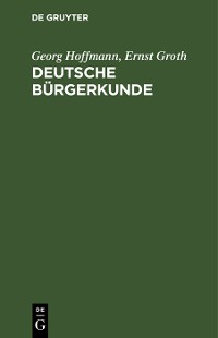 Cover Deutsche Bürgerkunde