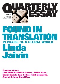 Cover Quarterly Essay 52 Found in Translation