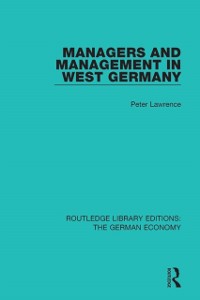 Cover Managers and Management in West Germany