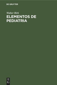 Cover Elementos de Pediatria