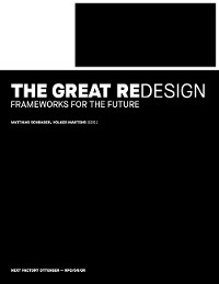 Cover The Great Redesign