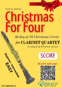 Cover Clarinet Quartet Score "Christmas for four" Medley