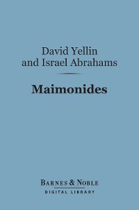 Cover Maimonides (Barnes & Noble Digital Library)