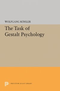 Cover The Task of Gestalt Psychology
