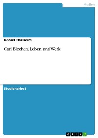 Cover Carl Blechen. Leben und Werk