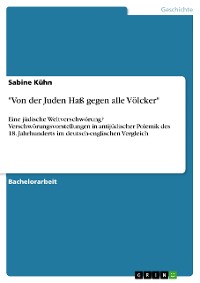 Cover "Von der Juden Haß gegen alle Völcker"