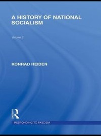 Cover A History of National Socialism (RLE Responding to Fascism)