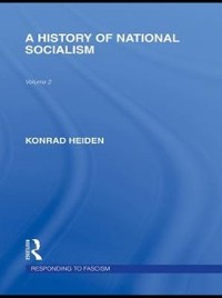 Cover History of National Socialism (RLE Responding to Fascism)