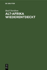 Cover Alt-Afrika Wiederentdeckt