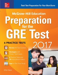 Cover McGraw-Hill Education Preparation for the GRE Test 2017