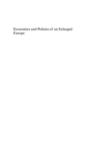 Cover Economics and Policies of an Enlarged Europe