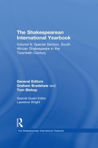 Cover The Shakespearean International Yearbook