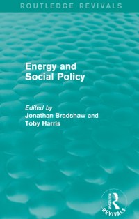 Cover Energy and Social Policy (Routledge Revivals)