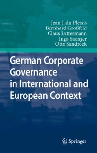 Cover German Corporate Governance in International and European Context