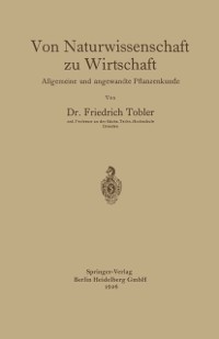 Cover Von Naturwissenschaft zu Wirtschaft