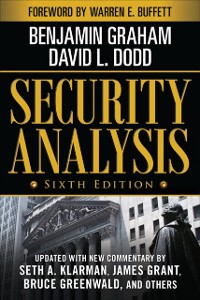 Cover Security Analysis: Sixth Edition, Foreword by Warren Buffett