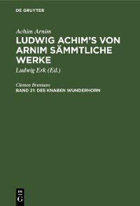 Cover Des Knaben Wunderhorn