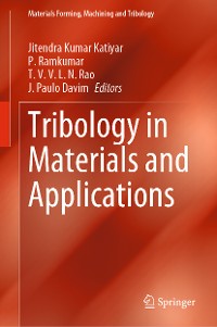 Cover Tribology in Materials and Applications