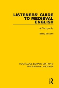 Cover Listeners' Guide to Medieval English