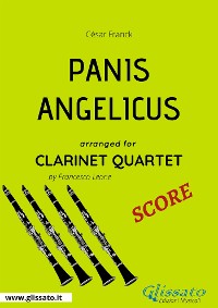 Cover Panis Angelicus - Clarinet Quartet SCORE
