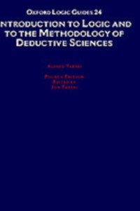 Cover Introduction to Logic and to the Methodology of the Deductive Sciences