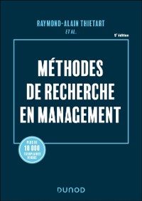 Cover Methodes de recherche en management - 5e ed.