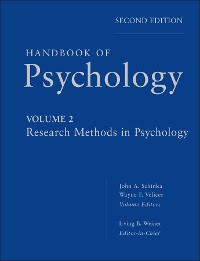 Cover Handbook of Psychology, Volume 2, Research Methods in Psychology