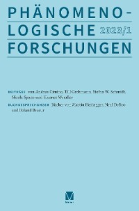 Cover Phänomenologische Forschungen 2023-1