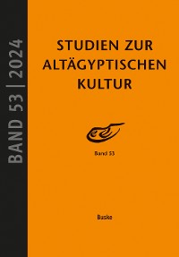 Cover Studien zur Altägyptischen Kultur Band 53