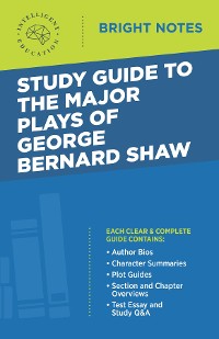 Cover Study Guide to The Major Plays of George Bernard Shaw