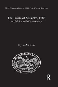 Cover Praise of Musicke, 1586