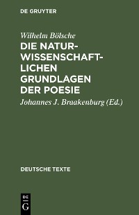 Cover Die naturwissenschaftlichen Grundlagen der Poesie