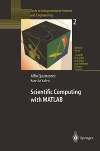 Cover Scientific Computing with MATLAB
