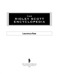 Cover Ridley Scott Encyclopedia