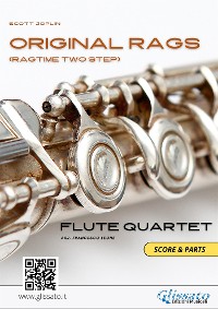 Cover Flute Quartet score & parts: Original Rags