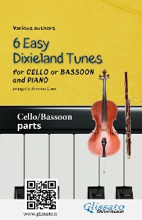 Cover Cello or Bassoon & Piano "6 Easy Dixieland Tunes" (solo parts)