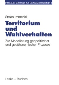 Cover Territorium und Wahlverhalten